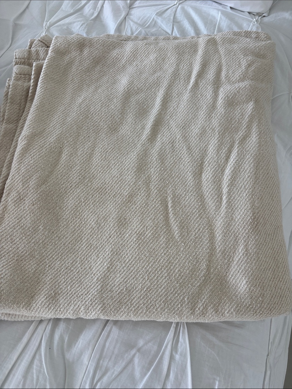 Calvin Klein Cotton/Linen Full/Queen Blanket